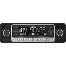 Radio cd kdx retro 600 n negra, cd , rds, MP3, USB , SD , AUX , 4 x 50 w max , frontal extraible , i