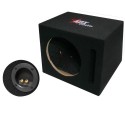 Cajon reflex para subwoofer 12", 30 cm, negro tipo laberinto