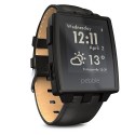 Smartwatch Pebble Steel negro