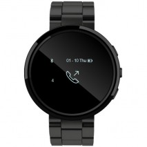 Reloj smartwatch  Ora Sphera black incluye 2 correas (metalica y cuero negro)