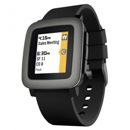 Smartwatch Pebble Time negro