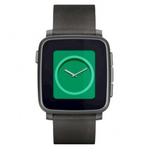 Smartwatch Pebble Time Steel negro