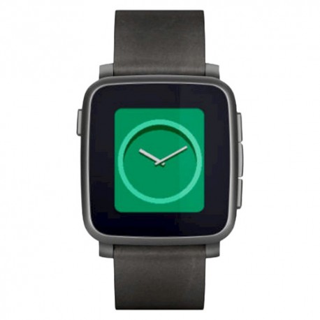 Smartwatch Pebble Time Steel negro