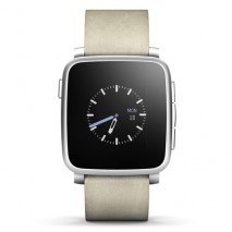 Smartwatch Pebble Time Steel plata