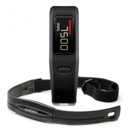 Reloj pulsera deportivo Garmin Vivofit HRM negro