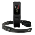 Reloj pulsera deportivo Garmin Vivofit HRM negro