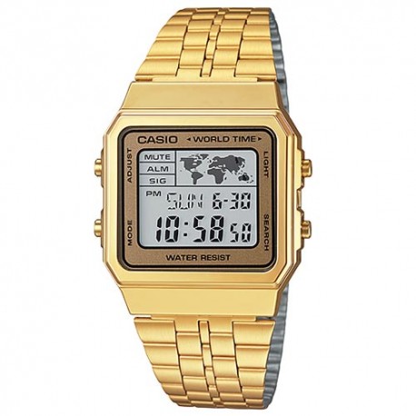 Reloj Casio dorado A-500WGA-9