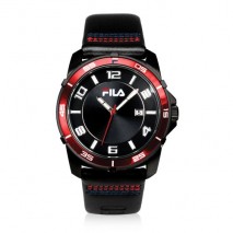 Reloj Fila  38-004-003 pulsera de cuero movimiento Miyota caja de acero