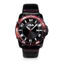 Reloj Fila  38-004-003 pulsera de cuero movimiento Miyota caja de acero