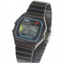 Reloj G&B RGB-77412 digital c/luz metal  baño esmalte negro