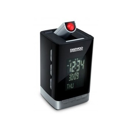 Despertador DAEWOO doble alarma proyeccion DCP-29