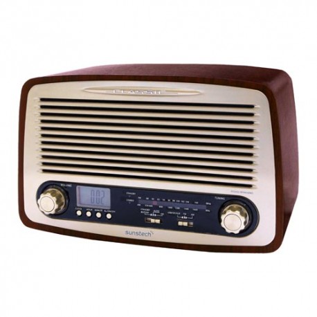 Radio retro Sunstech Pegaso USb, SD y aux