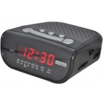 Radio despertador Daewoo DCR-26 FM / AM LED rojo pila de seguridad no incluida - 220 v,