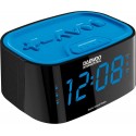 Radio despertador FM  Daewoo DCR-45BL pilas de seguridad no incluidas - alarma dual - gran pantalla