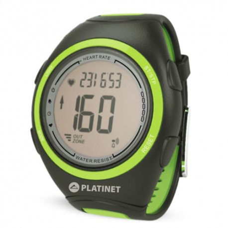 Reloj pulsometro Platinet PHR207 verde