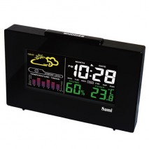 Estacion meteorologica  depertador Sami LD-1101 pantalla multicolor