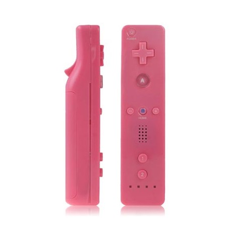 Mando remoto rosa para Wii