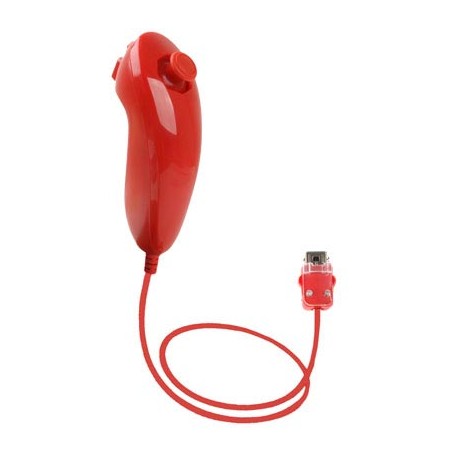 Mando Nunchuck para Wii rojo