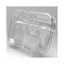 Protector transparente crystal shell para mando de Wii U con soporte de pie