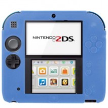 Protector silicona azul para Nintendo 2DS