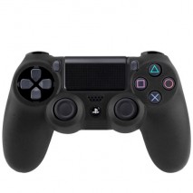 Protector silicona negro para mando PS4