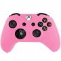 Protector silicona rosa para mando Xbox one