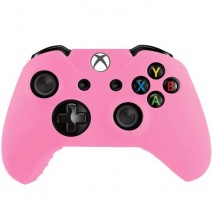 Protector silicona rosa para mando Xbox one