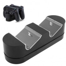 Base cargadora USb para dos mandos de PS4