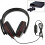 Auriculares gaming con micro y control de volumen para PS4 jack 3,5"