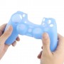 Protector silicona azul para mando PS4