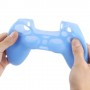 Protector silicona azul para mando PS4
