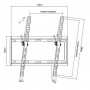 Soporte Tv Equip 650311 de  32"- 55" inclinable   max  35 KGS VESA MAX, 400X400
