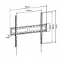 Soporte TV fijo LED slim Engel AC0560E de 47" a 90" o 60kg