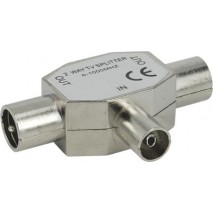 Mezclador de señal inductivo hembra a 2 machos de 9,5 mm, blindado