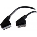 Cable euroconector macho a macho 1,5 m,