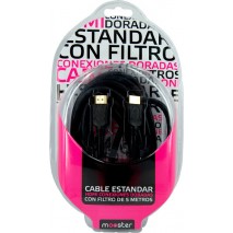 Cable Mooster  HDMI 1,3 a conexiones doradas con filtro de 5 m, 417-774