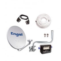 KIT instalacion  satelite Engel AN0302E antena satelite 60CM +LNB+localizador (sin receptor) incluye