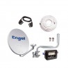 KIT instalacion  satelite Engel AN0302E antena satelite 60CM +LNB+localizador (sin receptor) incluye