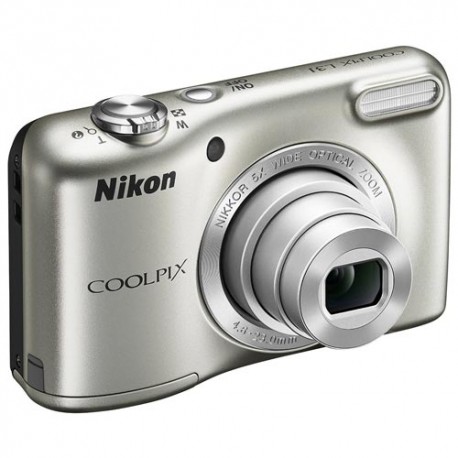 Camara digital Nikon L31 plata + estuche 16Mpx 2,7" 2XAA