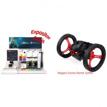 Kit expositor sobremesa Activeon + Mini Drone Parrot Sumo de regalo