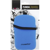 Funda para camara fotos Mooster neopreno azul MBC65-BL
