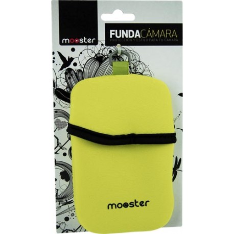 Funda para camara fotos Mooster  neopreno amarillo MBC65-YE
