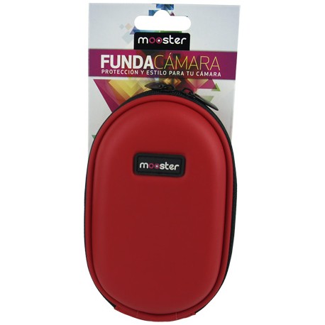 Funda Mooster  camara fotos digital roja MBC52-R