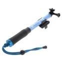 Soporte extensible selfie para camara GoPro azul
