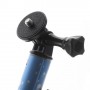 Soporte extensible selfie para camara GoPro azul