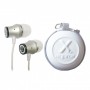 Auriculares intrauditivos Aqprox APPHS07W blancos con bolsa de transporte