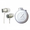 Auriculares intrauditivos Aqprox APPHS07W blancos con bolsa de transporte