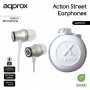 Auriculares intrauditivos Aqprox APPHS07W blancos con bolsa de transporte
