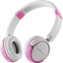 Auriculares Energy Sistem DJ  310 white pink freestyle con microfono