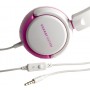 Auriculares Energy Sistem DJ  310 white pink freestyle con microfono